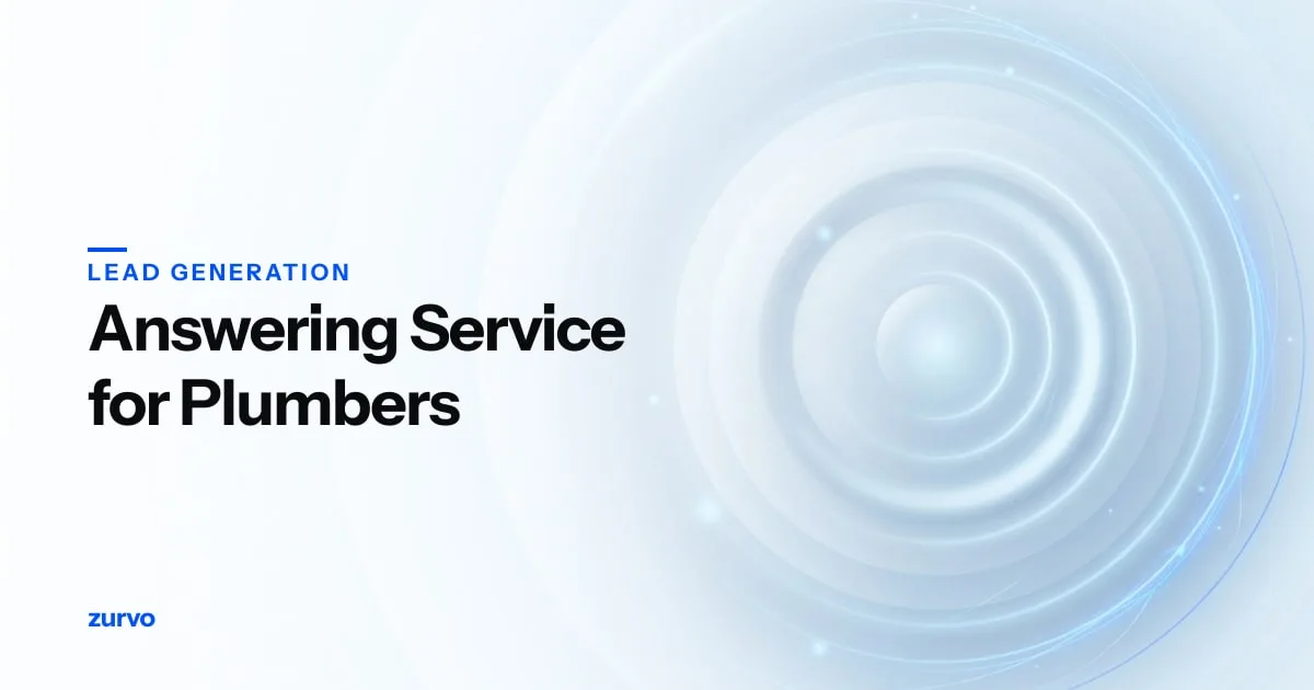 Answering Service for Plumbers: Options, Costs, and the Gap They Don't Cover — Zurvo blog