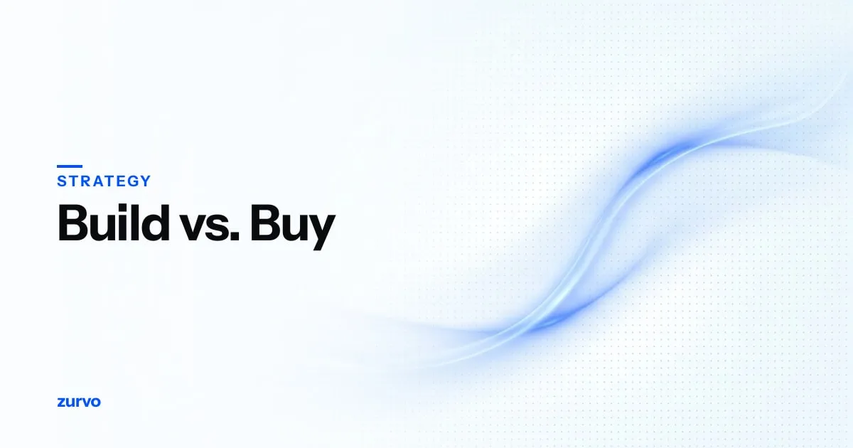 Build vs. Buy: Enterprise AI Customer Support — Zurvo blog