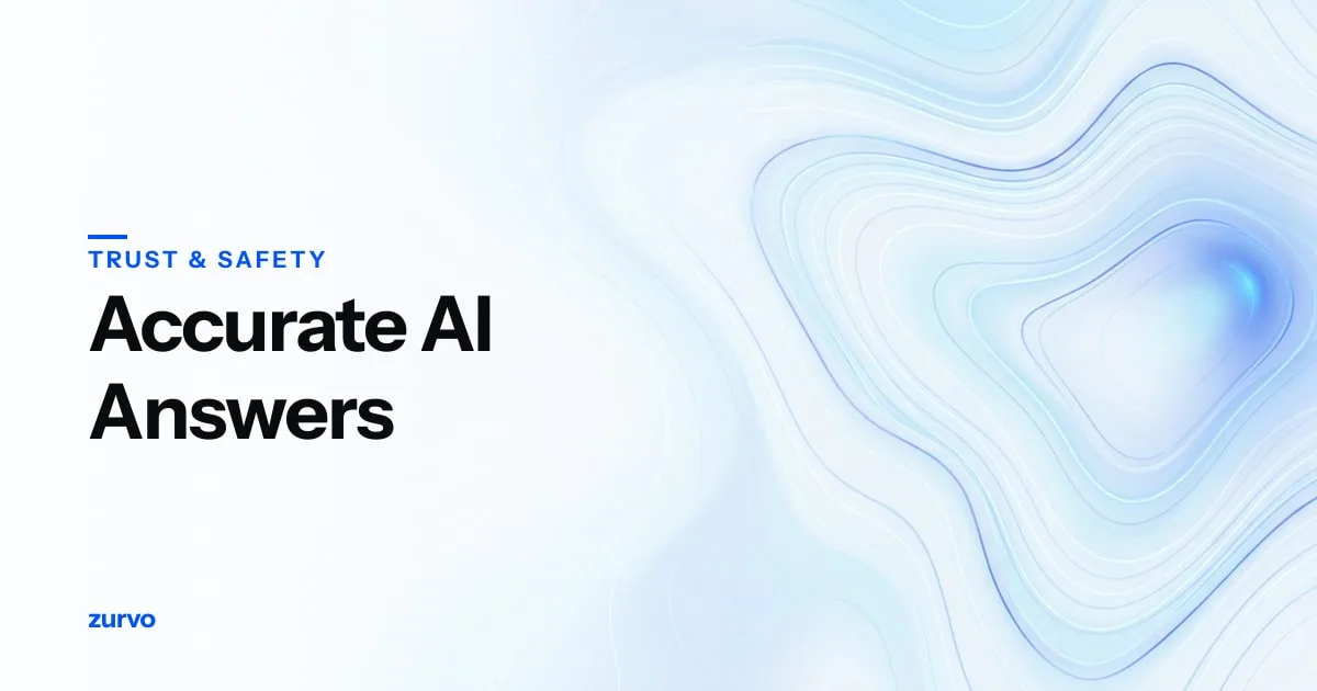 How to Keep an AI Support Chatbot's Answers Accurate — Zurvo blog